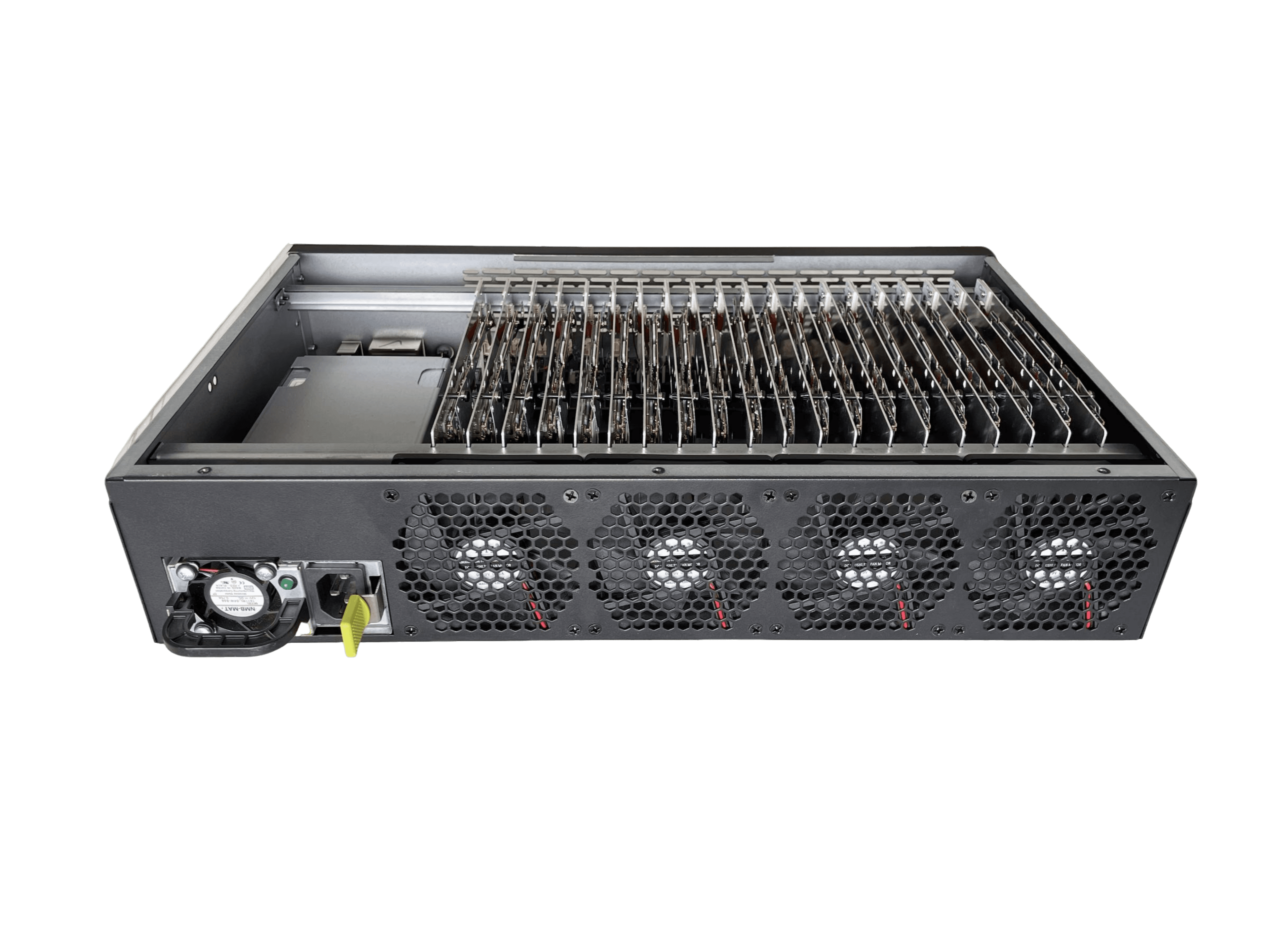 Honeycomb phone farm chassis