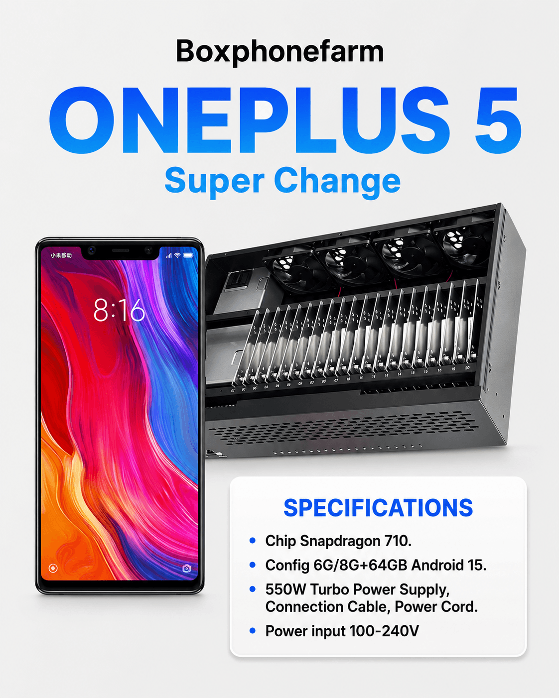OnePlus 5 Super Change Farm 6+64
