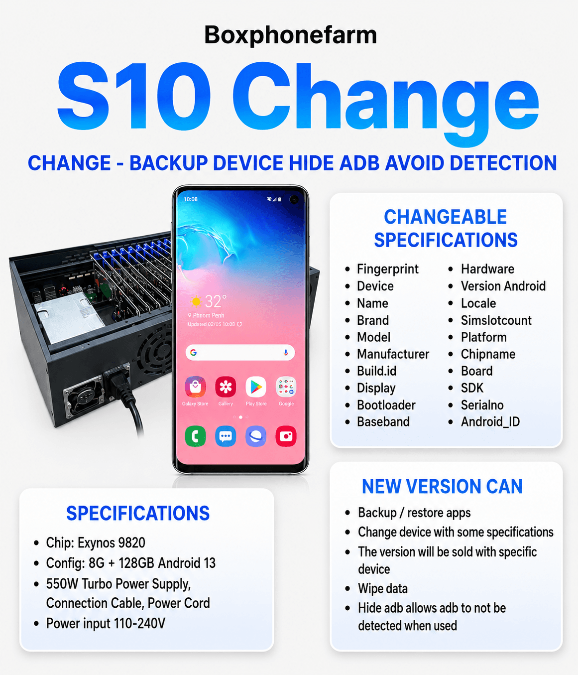 SAMSUNG S10 Change Farm 8+128 (2026 Gen)